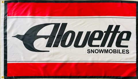 ALOUETTE SNOWMOBILES 3x5ft FLAG BANNER MAN CAVE GARAGE