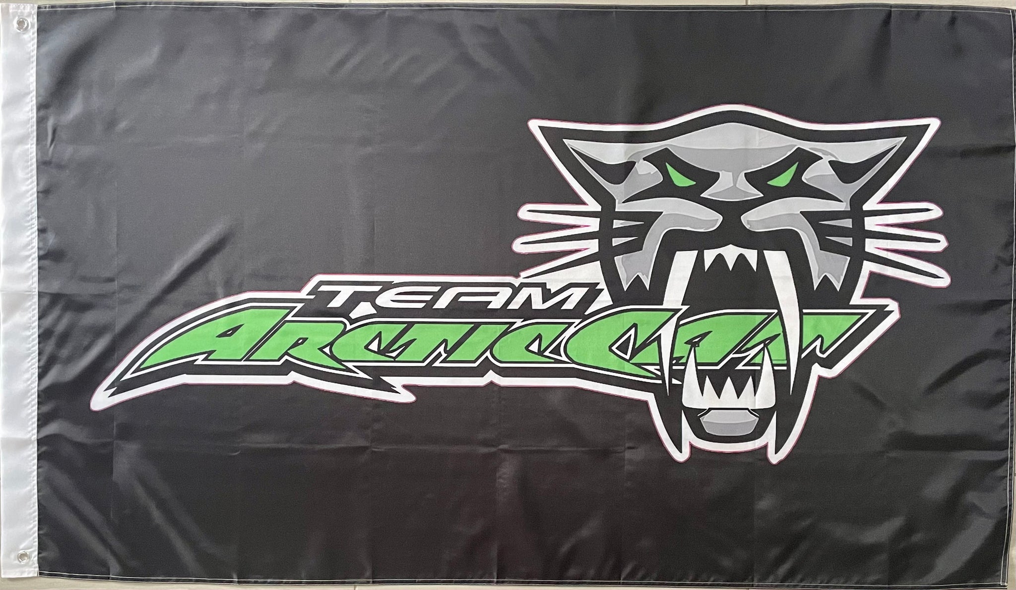 ARTIC CAT TEAM SNOWMOBILES 3x5ft FLAG BANNER MAN CAVE GARAGE