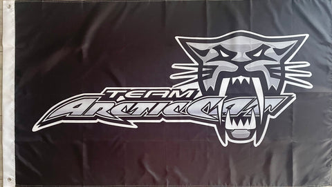 TEAM ARTIC CAT SNOWMOBILES 3x5ft FLAG BANNER MAN CAVE GARAGE