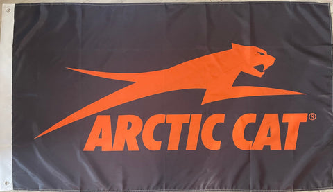 ARCTIC CAT SNOWMOBILES ORANGE 3X5FT FLAG BANNER MAN CAVE GARAGE