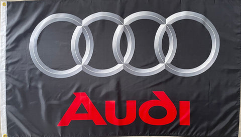 AUDI CARS 3x5ft FLAG BANNER MAN CAVE GARAGE