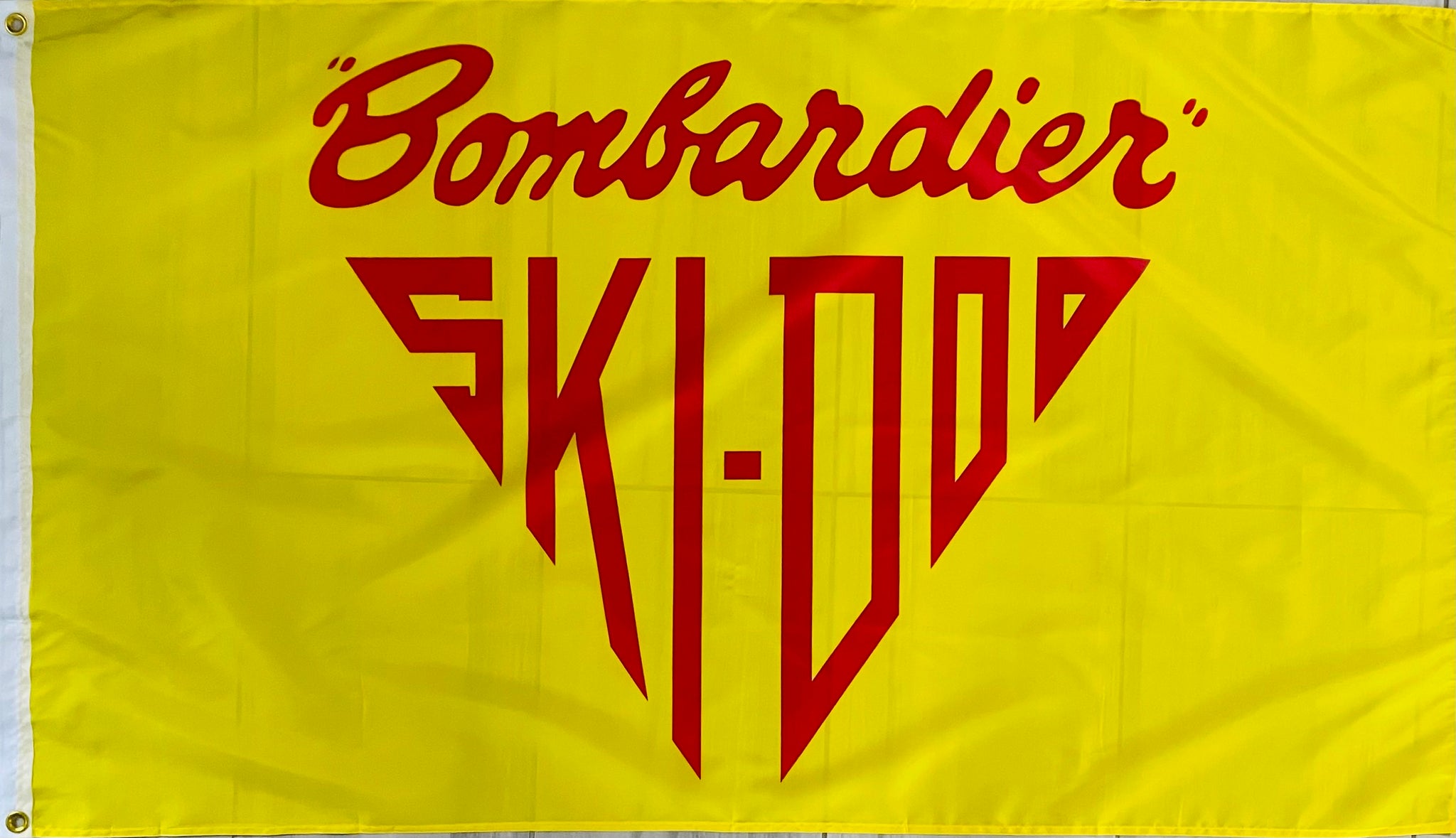 BOMBARDIER SKI-DOO SNOWMOBILES 3x5ft FLAG BANNER MAN CAVE GARAGE