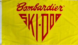 BOMBARDIER SKI-DOO SNOWMOBILES 3x5ft FLAG BANNER MAN CAVE GARAGE