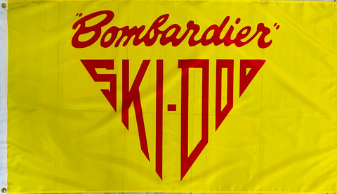 BOMBARDIER SKI-DOO SNOWMOBILES 3x5ft FLAG BANNER MAN CAVE GARAGE