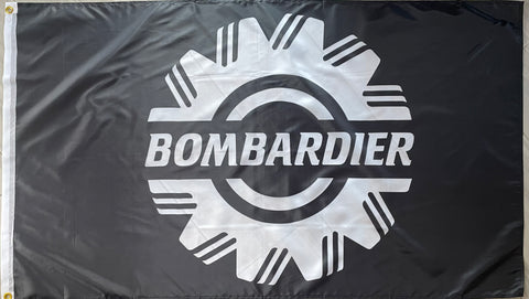 BOMBARDIER BRP VINTAGE 3X5FT FLAG BANNER MAN CAVE GARAGE