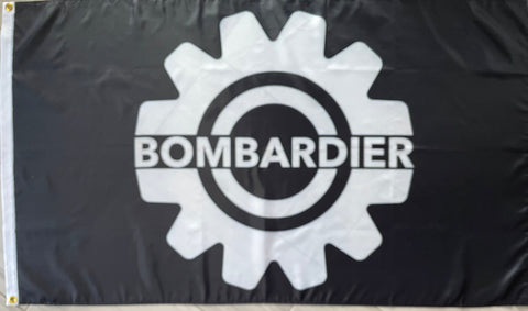 BOMBARDIER BRP VINTAGE 3X5FT FLAG BANNER MAN CAVE GARAGE