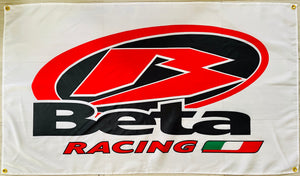 BETA RACING MOTORCYCLE 3X5FT FLAG BANNER MAN CAVE GARAGE