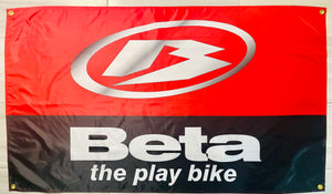 BETA THE PLAY BIKE MOTORCYCLES 3X5FT FLAG BANNER MAN CAVE GARAGE