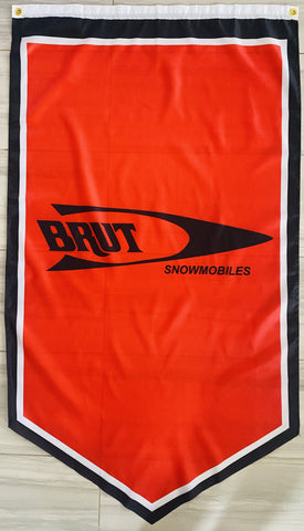 BRUT SNOWMOBILES 3x5ft FLAG BANNER MAN CAVE GARAGE