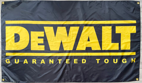 DEWALT TOOLS 3X5FT FLAG BANNER MAN CAVE GARAGE