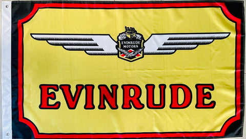 EVINRUDE SNOWMOBILES 3x5ft FLAG BANNER MAN CAVE GARAGE