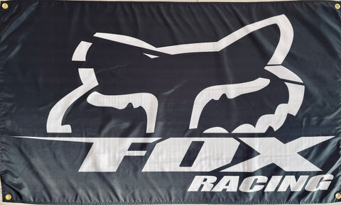 FOX RACING MOTORCYCLES 3x5ft FLAG BANNER MAN CAVE GARAGE