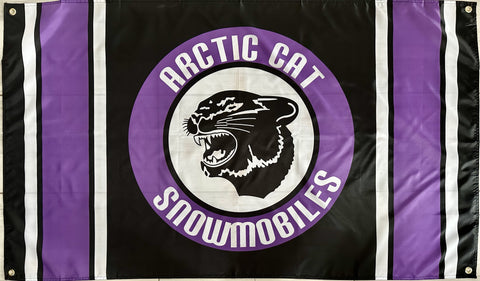 ARCTIC CAT SNOWMOBILES 3x5ft FLAG BANNER MAN CAVE GARAGE
