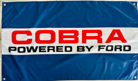 FORD MUSTANG COBRA 3X5FT CARS FLAG BANNER MAN CAVE GARAGE
