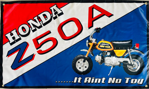 HONDA Z50A MOTORCYCLES 3x5ft FLAG BANNER MAN CAVE GARAGE