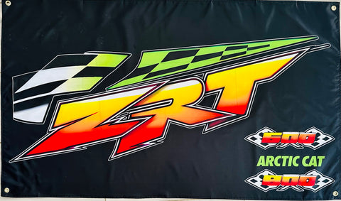 ARCTIC CAT ZRT SNOWMOBILES 3x5ft FLAG BANNER MAN CAVE GARAGE