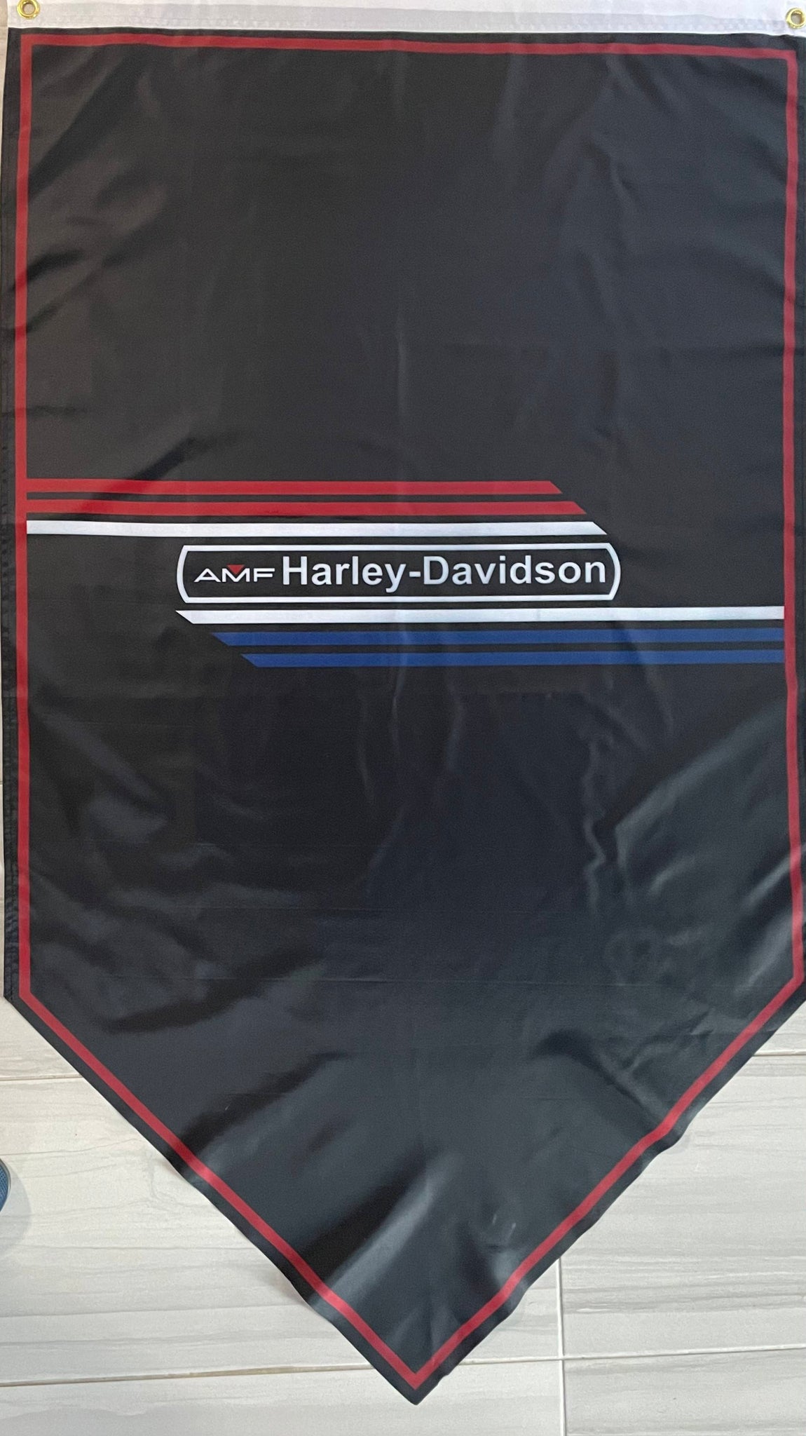 HARLEY-DAVIDSON AMF MOTORCYCLES 3X5FT FLAG BANNER MAN CAVE GARAGE