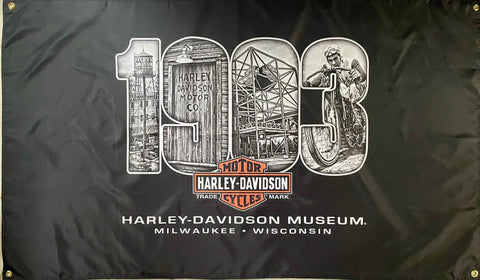 HARLEY-DAVIDSON 1903 3X5FT FLAG BANNER MAN CAVE GARAGE