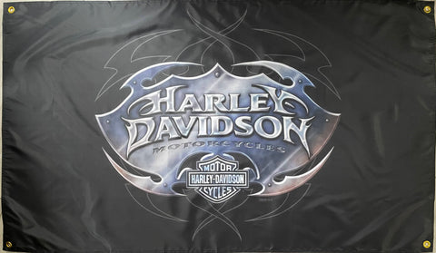 HARLEY-DAVIDSON MOTORCYCLES 3X5FT FLAG BANNER MAN CAVE GARAGE