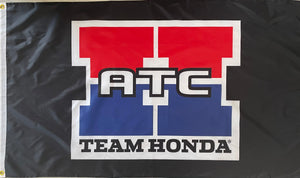 HONDA TEAM ATC 3x5ft FLAG BANNER MAN CAVE GARAGE