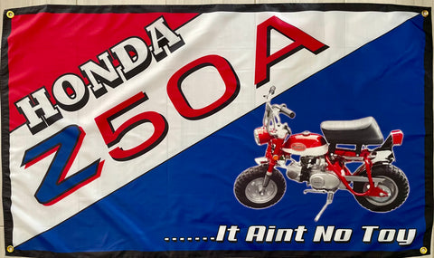 HONDA Z50A MOTORCYCLES 3x5ft FLAG BANNER MAN CAVE GARAGE