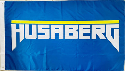 HUSABERG 3X5FT FLAG BANNER MAN CAVE GARAGE