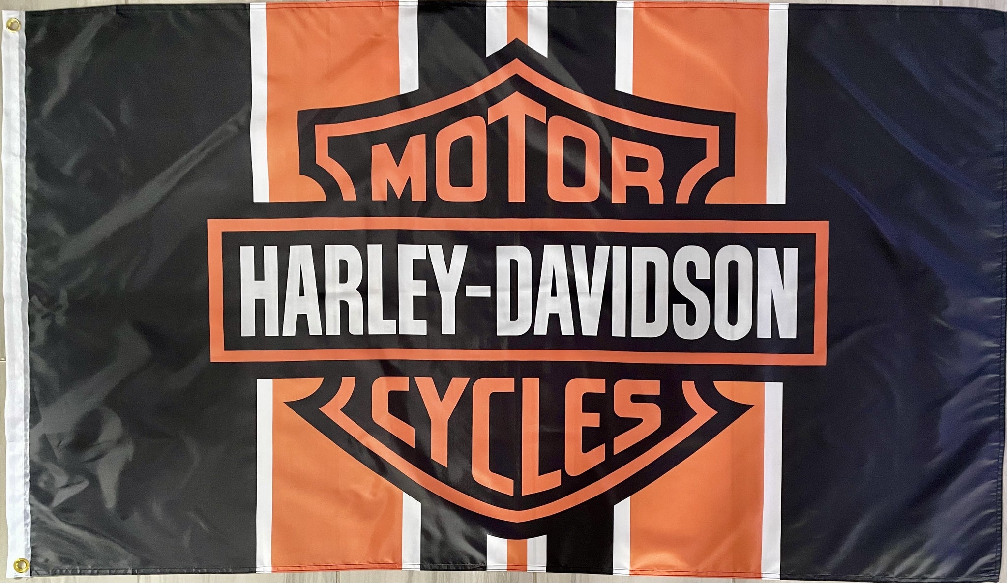 HARLEY DAVIDSON STRIPE 3x5ft FLAG BANNER MAN CAVE GARAGE