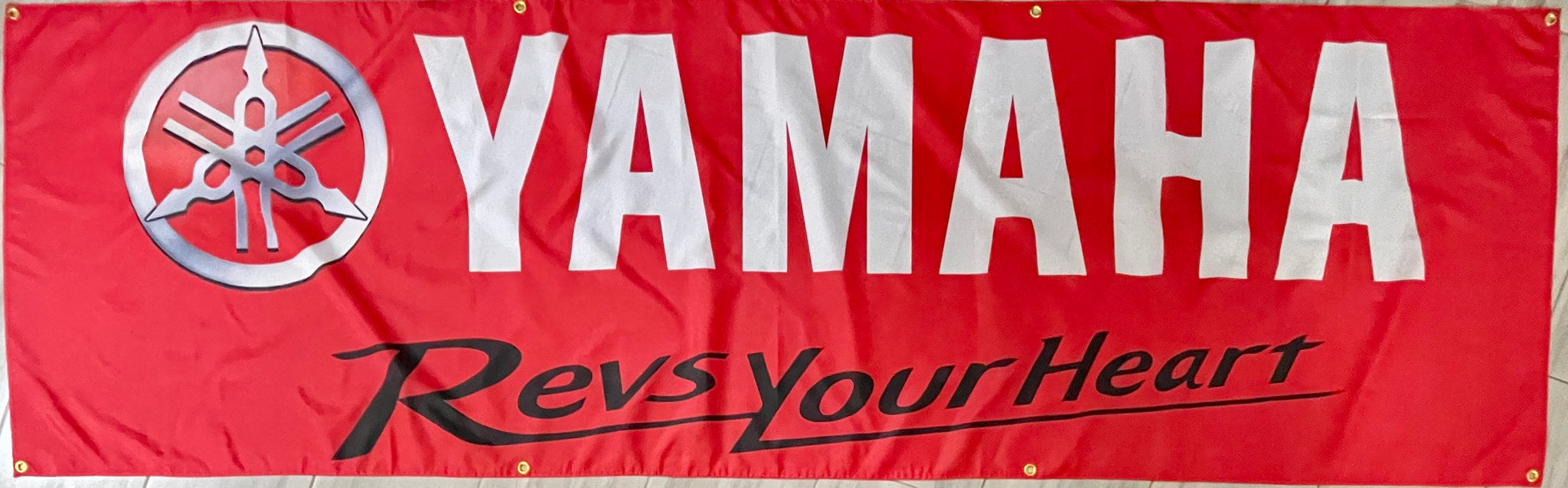 YAMAHA 3X10FT FLAG BANNER MAN CAVE GARAGE