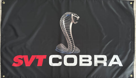 FORD MUSTANG SVT COBRA 3X5FT CARS FLAG BANNER MAN CAVE GARAGE