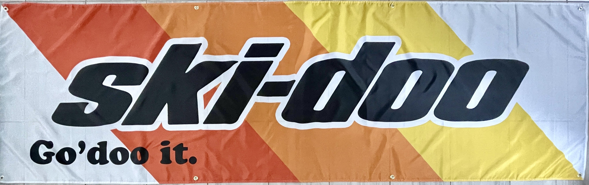SKI-DOO 3X10FT FLAG BANNER MAN CAVE GARAGE
