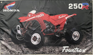 HONDA TRX FOURTRAX 250R 3X5FT FLAG BANNER MAN CAVE GARAGE