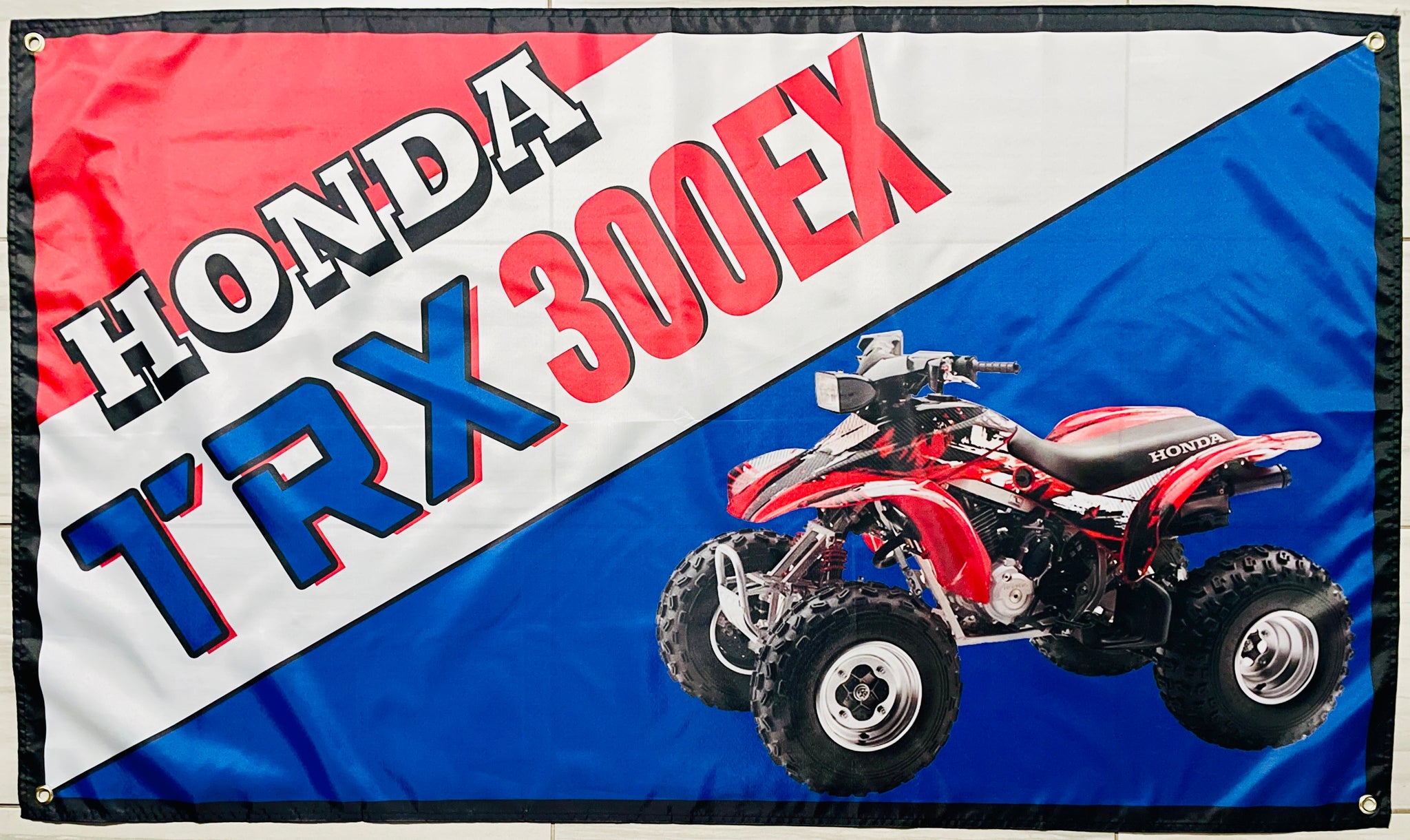HONDA TRX 300 EX ATV 3x5ft FLAG BANNER MAN CAVE GARAGE