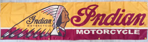 INDIAN MOTORCYCLE 2X8 FT BANNER MAN CAVE GARAGE