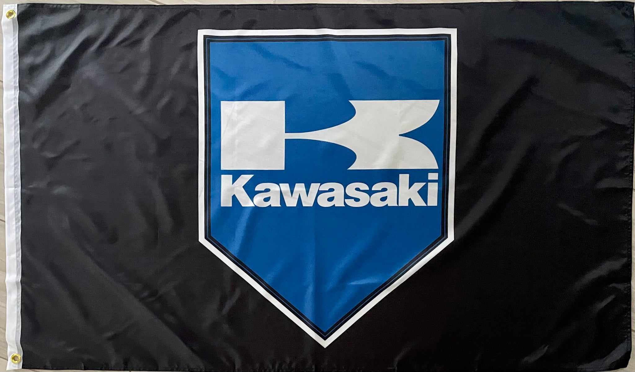 KAWASAKI SNOWMOBILES 3x5ft FLAG BANNER MAN CAVE GARAGE