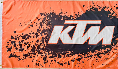 KTM MOTORCYCLES 3x5ft FLAG BANNER MAN CAVE GARAGE