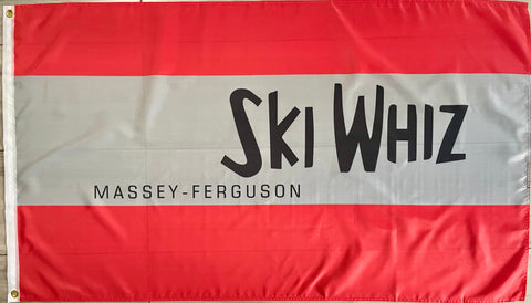 MASSEY-FERGUSON SKI-WHIZ VINTAGE SNOWMOBILES 3X5FT FLAG BANNER MAN CAVE GARAGE