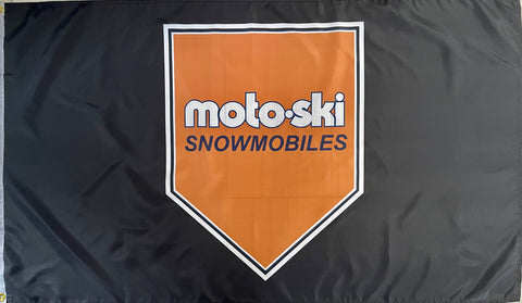 MOTO-SKI SNOWMOBILES 3x5ft FLAG BANNER MAN CAVE GARAGE