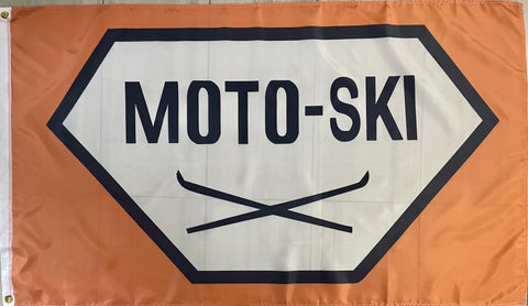 MOTO-SKI SNOWMOBILES 3x5ft FLAG BANNER MAN CAVE GARAGE