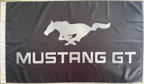 MUSTANG GT 3X5FT FLAG BANNER MAN CAVE GARAGE