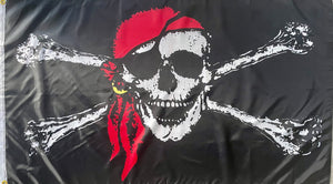 PIRATE FLAG 3x5ft FLAG BANNER MAN CAVE GARAGE