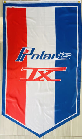 POLARIS TX SNOWMOBILE TRIANGLE 3x5ft FLAG BANNER MAN CAVE GARAGE