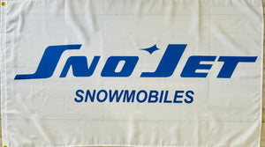 SNO-JET SNOWMOBILES 3x5ft FLAG BANNER MAN CAVE GARAGE