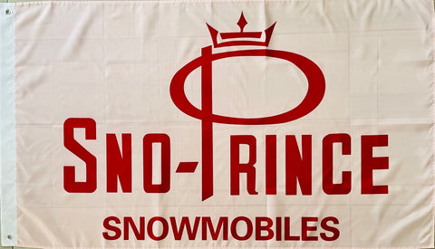 SNO-PRINCE SNOWMOBILES 3x5ft FLAG BANNER MAN CAVE GARAGE