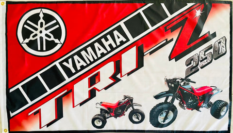 YAMAHA TRI-Z 250 TRIKE 3X5FT FLAG BANNER MAN CAVE GARAGE