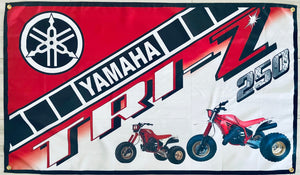 YAMAHA TRI-Z 250 ATC 3X5FT FLAG BANNER MAN CAVE GARAGE