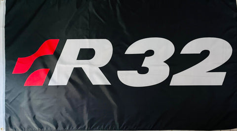 VOLKSWAGEN R32 3X5FT FLAG BANNER MAN CAVE GARAGE
