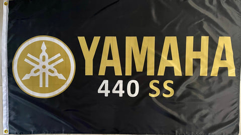 YAMAHA 440SS SNOWMOBILES 3x5ft FLAG BANNER MAN CAVE GARAGE