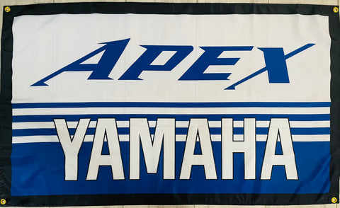 YAMAHA APEX SNOWMOBILES 3x5ft FLAG BANNER MAN CAVE GARAGE