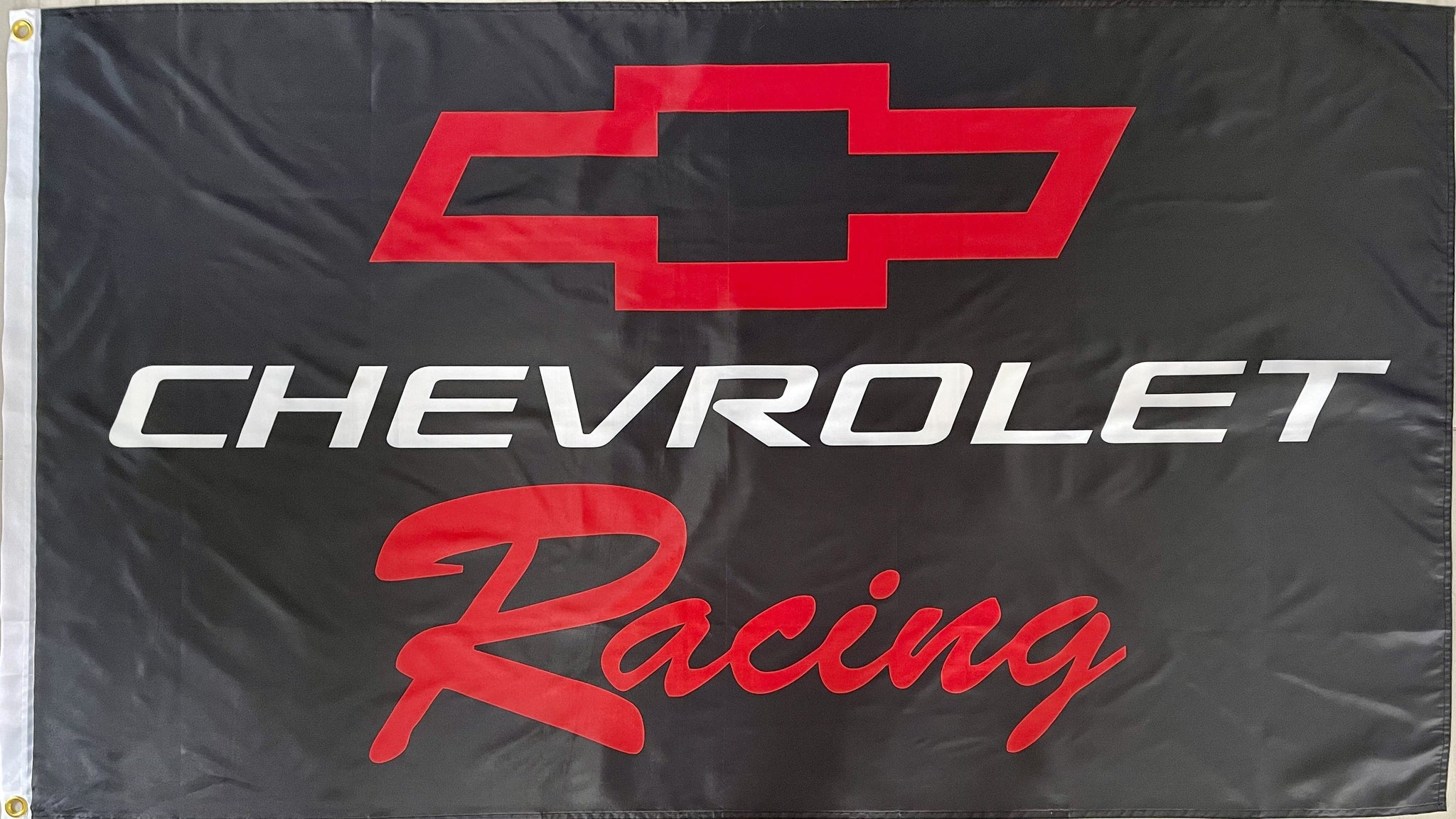 CHEVROLET RACING CARS FLAG BANNER MAN CAVE GARAGE – Flag Xpress